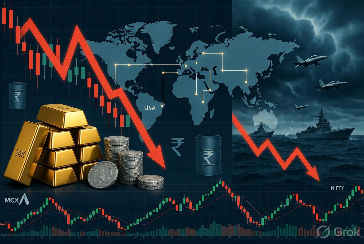 Image related to "Gold Silver Prices Today: MCX Crash & War Impact".